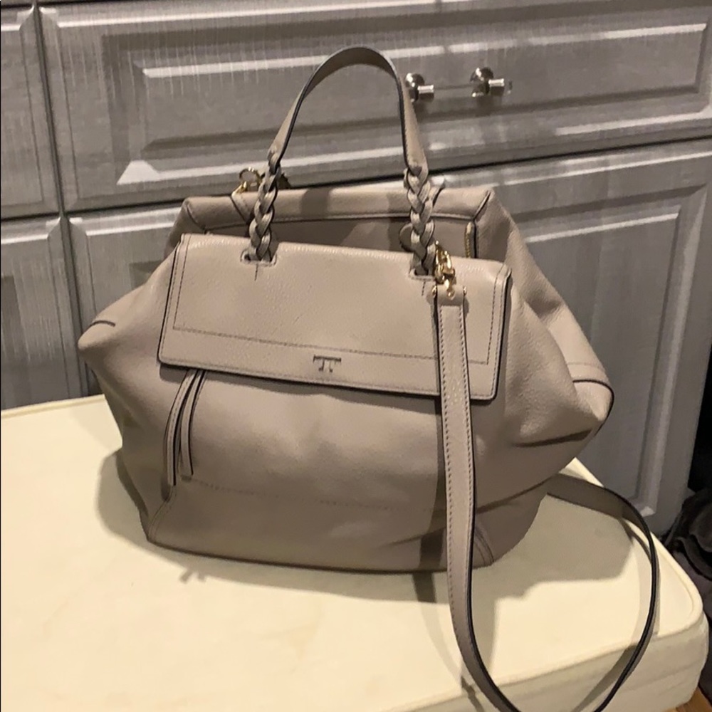 Tory Burch Leather bag with braided handles
